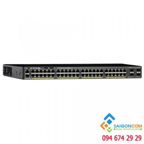 Bộ chia tín hiệu Switch CISCO  48 port Catalyst 2960-X 48 GigE, 2 x 1G SFP, LAN Lite