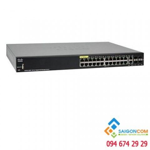 Switch Cisco 24p 10/100 PoE + 2 Gigabit copper/SFP combo + 2 SFP ports