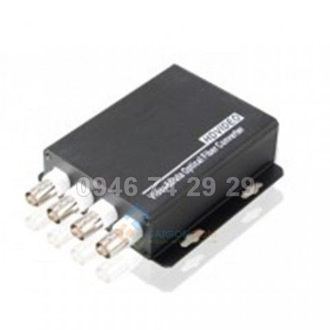 Converter Quang  to Video 4 Port + RS485