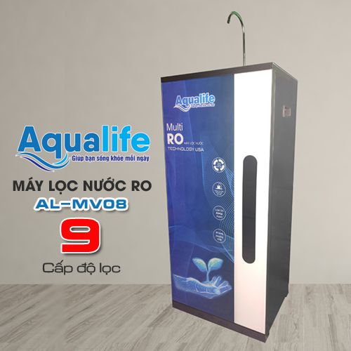 máy lọc nước RO có tủ 1 vòi Aqualife AL MV08